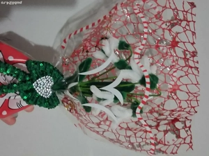 Aranjamente florale din sarma plusata! - imagine 5