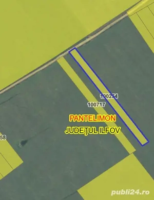 Vând cote-părți teren extravilan în Pantelimon, Ilfov   Tarlaua 24 și Tarlaua 9 2 - imagine 3