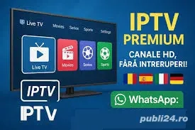 Canale iptv Premium pentru DE, IT, ES, FR