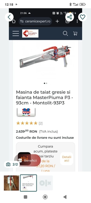 Monolit masina de taiat Gresie profesionala 