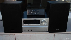 Microsistem PHILIPS DCM 2020 combina radio cd Mp3 Wma USB iPod iPhone iPad boxe telecomanda