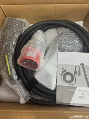 Incarcator masina electrica statie incarcare trifazica trifazata 11 kw 22 kw si priza normala - imagine 5