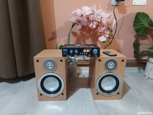 Amplificator Bluetooth Hi-Fi cu telecomanda + Boxe Sony