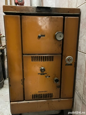 Centrala second hand pe lemne Wamsler K158 22 kW + accesorii