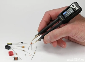 Fnirsi LCR-ST1 tester SMD  multimetru tip penseta - imagine 2
