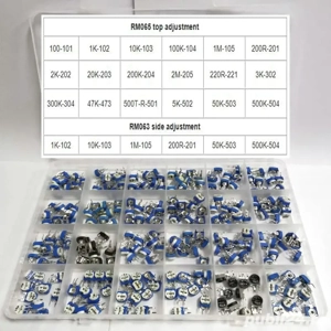 Potentiometre semireglabile RM065 - RM063 240buc 24 valori