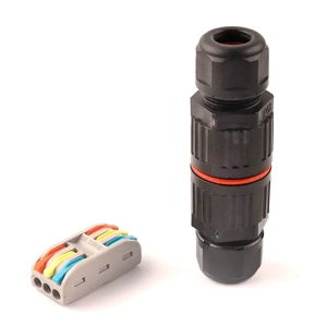 Presetupa cu conector electric tip Wago 3P IP68