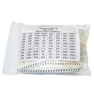 Rezistenţe SMD 1206 lot 2000buc 80 de valori - imagine 3