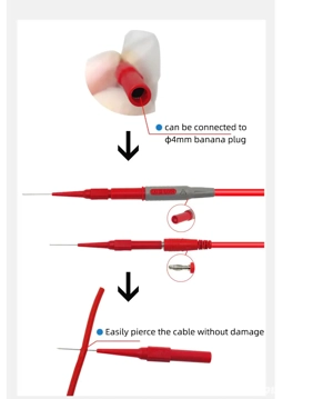 Sonda de testare tip ac multimetru terminal de masura tip ac - imagine 4