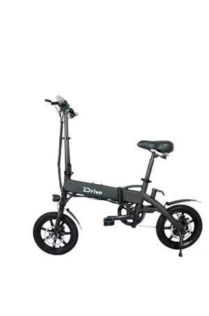 Bicicleta electrica 2Drive, viteza 25 km h, autonomie 35 km, motor 250W, roti 14", display LED cu po