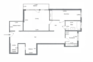Direct de la proprietar vand apartament 2 camere, Lunca, Universitate