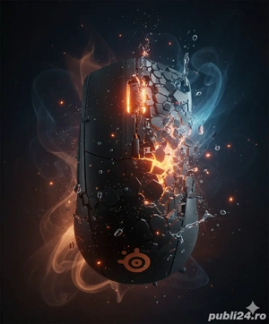 Mouse gaming wireless SteelSeries Rival 3, Negru - imagine 2