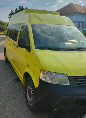 VW T5 2.5 diesel, inaltat, 2 locuri, AC, schimb cu rulota - imagine 2