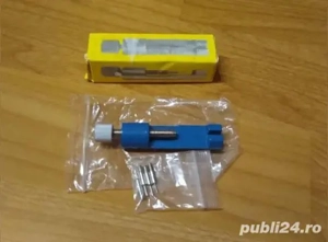 Instrument din aliaj pentru indepartat pini la curea ceas - 4 capete