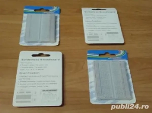 Breadboard cu 400 pini pentru componente electronice fara lipirea lor