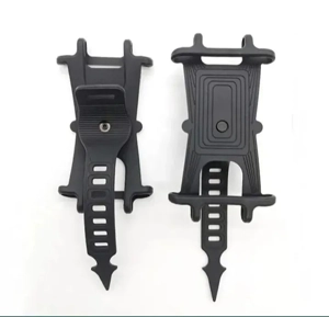 Suport smartphone telefon ghidon bicicleta trotineta soft silicon 360  - imagine 7