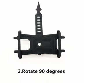 Suport smartphone telefon ghidon bicicleta trotineta soft silicon 360  - imagine 6