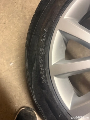 Vand set de jante aliaj vw cu cauciucuri de vara  - imagine 4