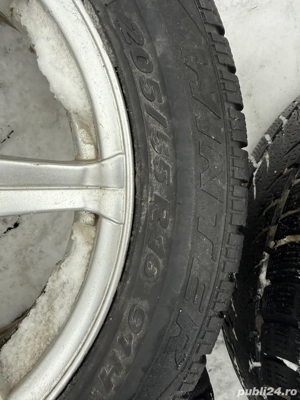 Vand set jante cu cauciucuri de iarna 205/55r16 - imagine 2