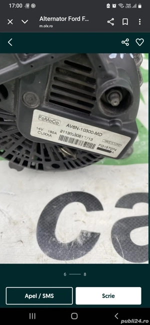 Alternator ford focus mk3 1.6 tdci  - imagine 2