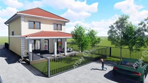 Casa individuala in Selimbar 4 camere decomandate curte individuala