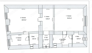 Apartament de vanzare in Centrul Istoric Sibiu 90 mpu mobilat utilat - imagine 9