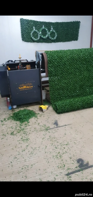 Linie producție plasă gard viu artificial - imagine 3