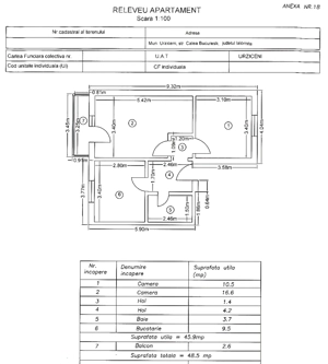 2 camere etaj 3 confort 1 decomandat ultracentral mobilat suprafata 48 mp - imagine 5