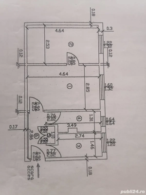 Apartament 2 camere Pitesti , zona Kaufland Razboieni
