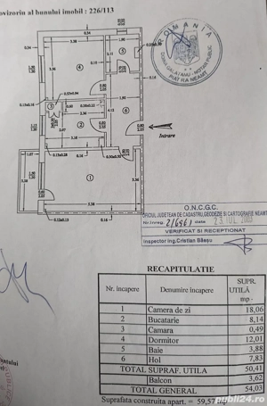 apartament 2 camere et. 1 scoala 4 Precista- b-dul Decebal