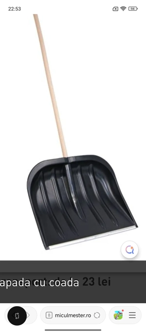 lopata pentru zăpadă 