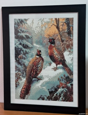 Tablou cu diamante 5D ,,Șoapte de iarnă"