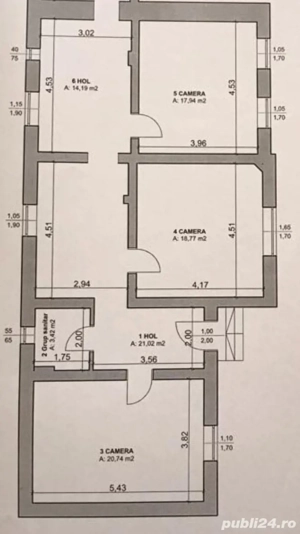 Casa individuala pe parter cu 3 dormitoare centrala proprie Zona Rebreanu - Brancoveanu - imagine 9