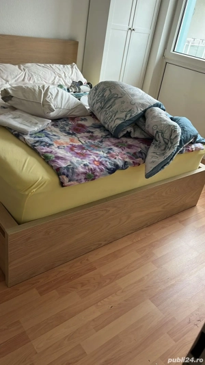 Pat Ikea 160 cu saltea