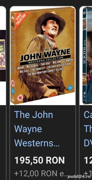 Filme western cu cowboy pe DVD, CD și stick - imagine 2