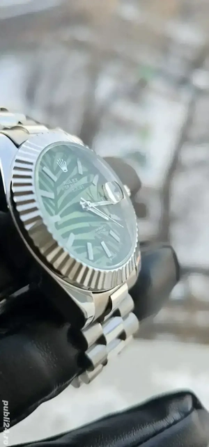 ROLEX Ceas verde măslin lucios