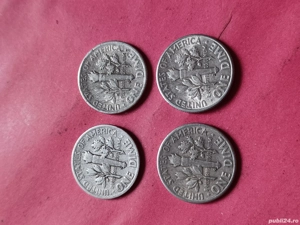 monede argint SUA dime ani 50