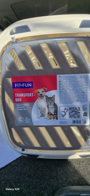 Cușcă transport pisici catei