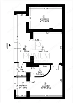 IULIUS MALL - 2 CAMERE - CENTRALA PROPRIE - BLOC IZOLAT - SPATIOS - ZONA EXCELENTA