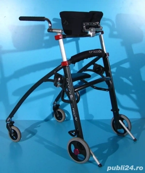 Cadru de mers cu roti adulti R82 Crocodile - imagine 4