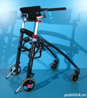 Cadru de mers cu roti adulti R82 Crocodile - imagine 2