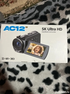 Cameră foto AC12 5k Ultra HD  nefolosită, direct din cutie