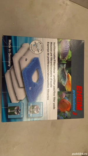 Set 5 bureti filtrare, Eheim, Professionel 3 250 350 600, pentru acvarii