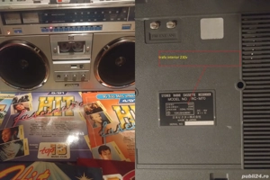 Radio-Casetofon Victor RC-M70 la 230v am fm stereo radio cass - imagine 3