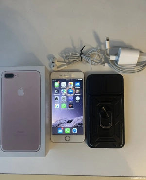 iPhone 8 Plus Rose in stare PERFECTA 256 gb memorie 100% baterie