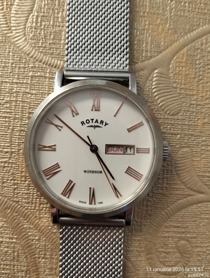 Rotary Windsor swiss Quartz original impecabil