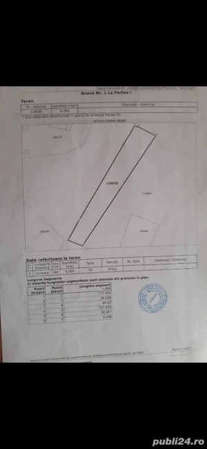 teren extravilan 6300mp langa lac - imagine 2