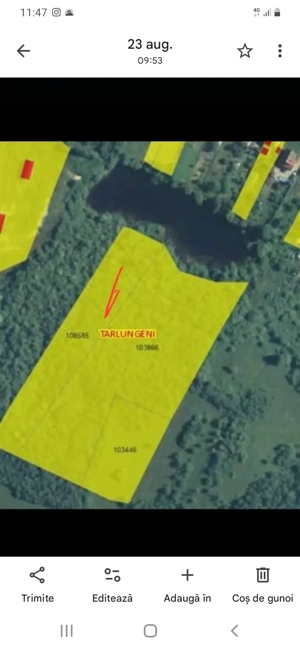 teren extravilan 6300mp langa lac - imagine 3