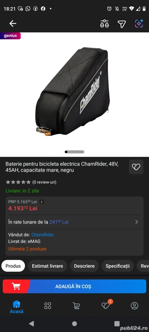 Vând 2 bicicletele electrice și o trotinetă electrică preț 9000 lei toate 3 la pachet 
