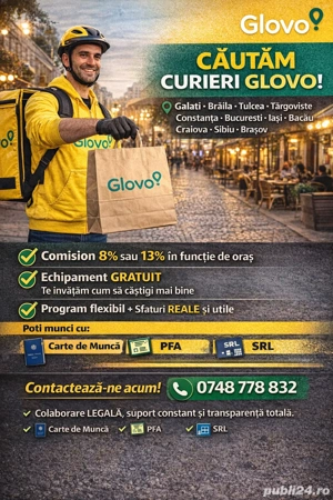 Angajare glovo 